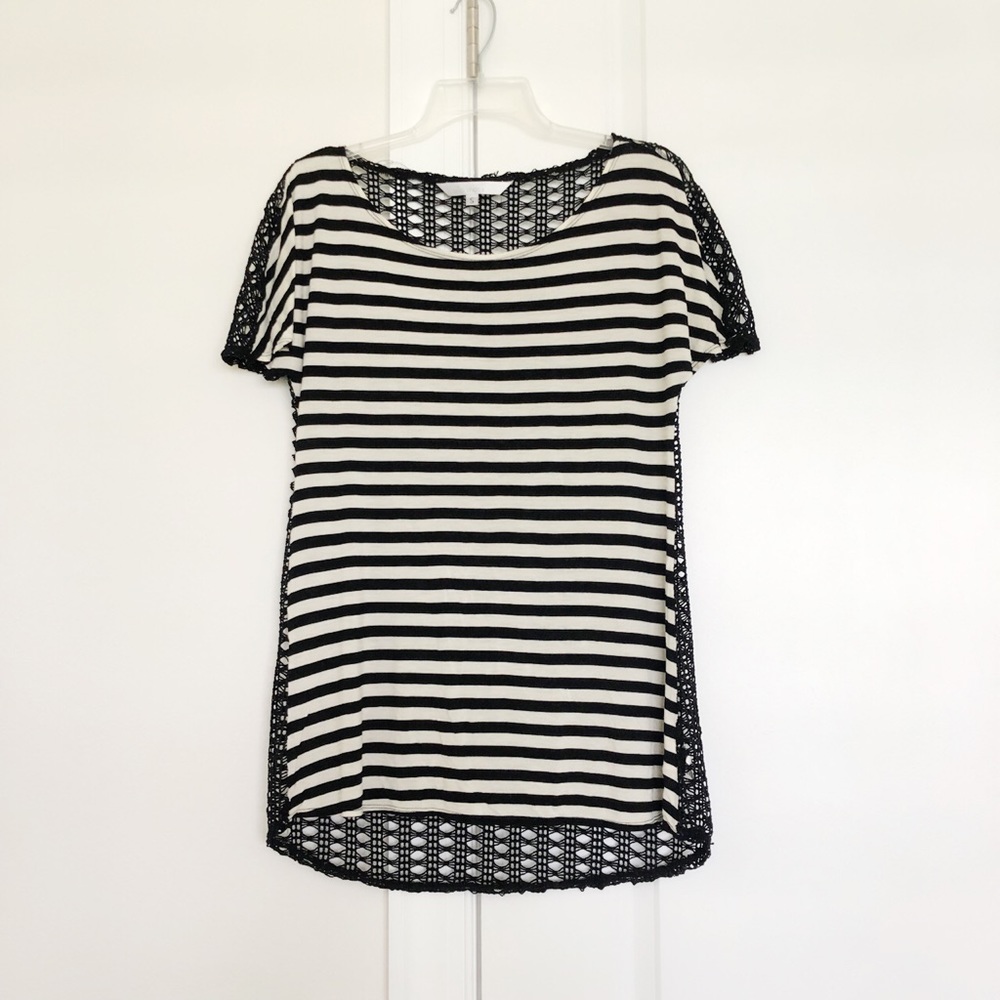 Ella Moss Swim Cabana-Stripe Net-Back Coverups
